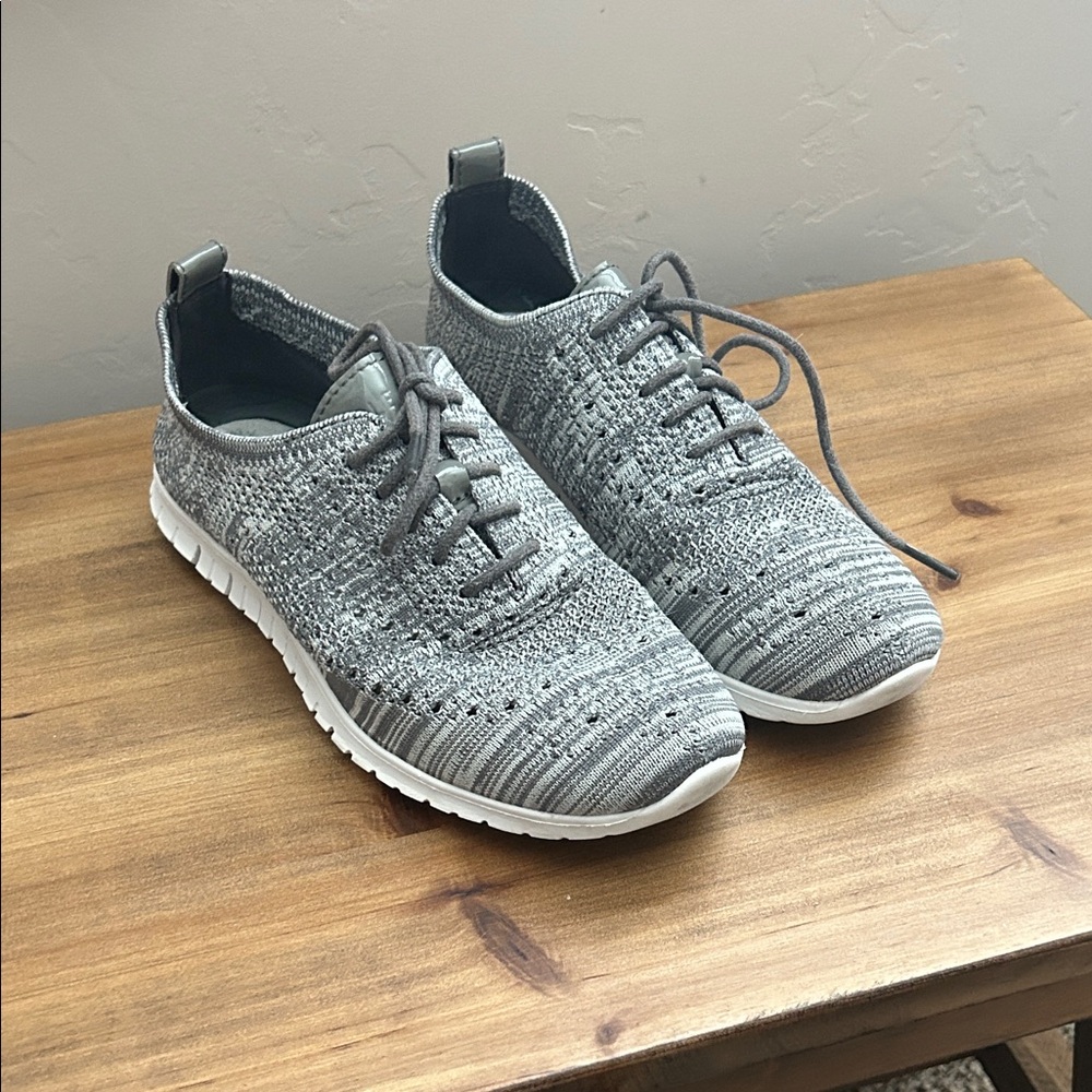 Cole Haan Gray Knit Sneakers